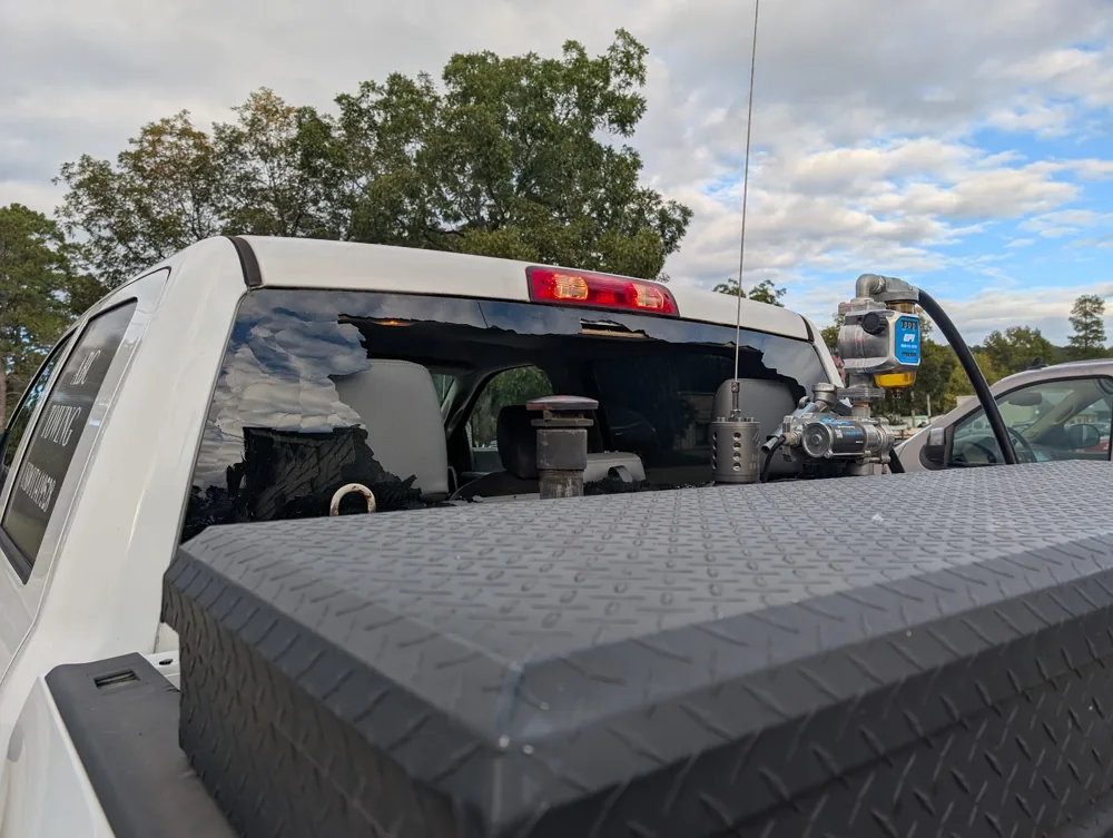 Joe's Auto Glass mobile service vehicle